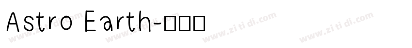Astro Earth字体转换